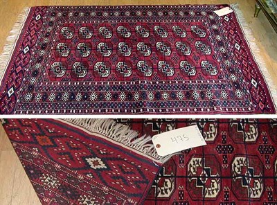 Lot 475 - Tekke Rug West Turkestan, circa 1900 Three...