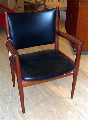 Lot 77A - Pair of Teak Armchairs Designed by Hans Wegner...