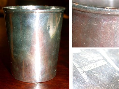 Lot 294 - American Coin Silver Mint Julep Cup John...