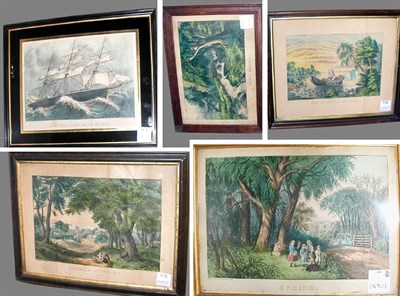 Lot 77 - Currier & Ives, publishers THE MORNING OF LIFE;...