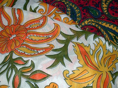 Lot 507 - Two Porthault Colorful Tablecloths...