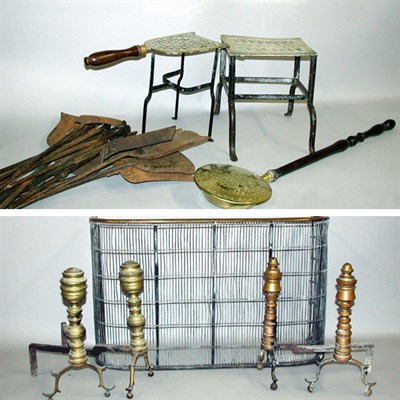 Lot 271 - Miscellaneous Group of Fireplace Accessories...