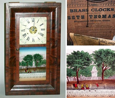 Lot 122 - Seth Thomas Mahogany Shelf Clock Mid 19th...