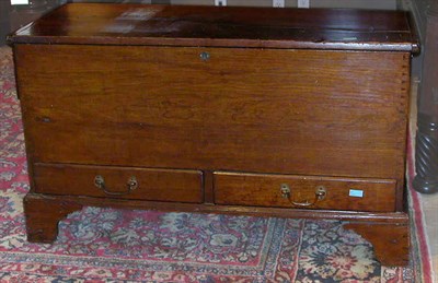 Lot 446 - American Maple Blanket Chest The rectangular...