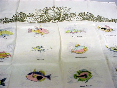 Lot 259 - Brooke Cadwallader Scarf American Printed with...