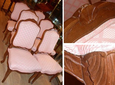 Lot 360 - Assembled Set of Twelve Louis XV Beechwood...