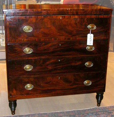 Lot 331 - Federal Mahogany Chest of Drawers Circa 1820...