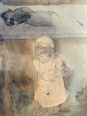 Lot 11 - Jose Luis Cuevas Mexican/American, b. 1933...
