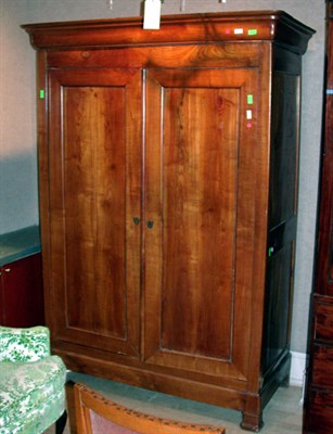 Lot 545 - Charles X Fruitwood Armoire