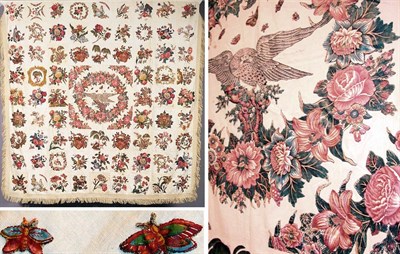 Lot 367 - Chintz Applique Album Quilt Maria Fish, New...