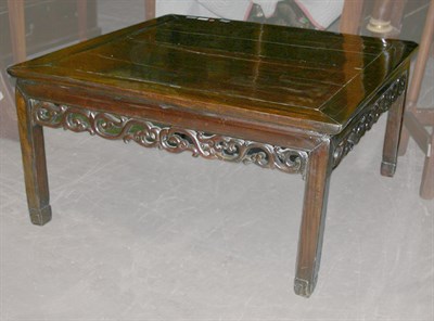 Lot 209 - Chinese Hardwood Low Table