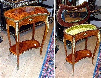 Lot 170 - Louis XV Style Bronze Mounted Marquetry Inlaid...