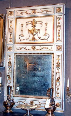 Lot 122 - Louis XVI Style Ivory Painted and Gilt-Wood...