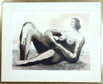Lot 317 - Henry Moore RECLINING WOMAN III (CRAMER 593)...