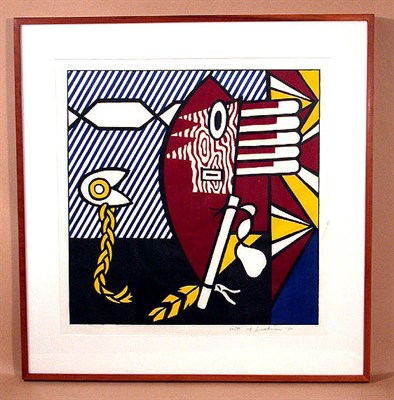 Lot 284 - Roy Lichtenstein AMERICAN INDIAN THEME I...