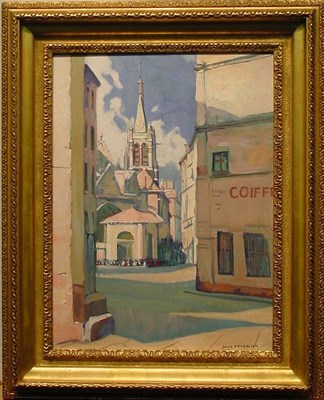 Lot 48 - Jane Peterson 1876-1965 A STREET IN PARIS,...