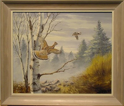 Lot 123 - David A. Maass b.1929 ROCKY LEDGES - RUFFED...
