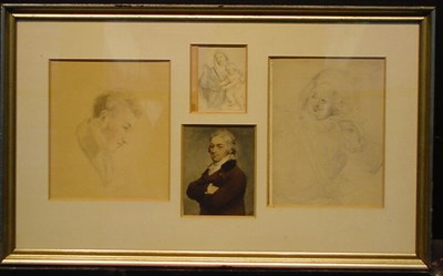 Lot 66 - (i) Richard Cosway British, 1740-1821 PORTRAIT...