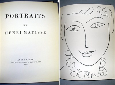 Lot 39 - MATISSE, HENRI Portraits Plates, some in color....