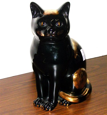 Lot 87 - Piero Fornasetti Ceramic Cat In black with...