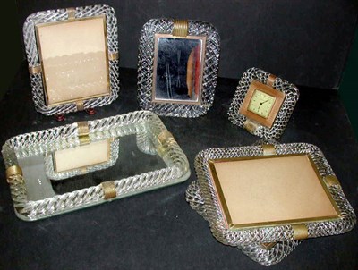 Lot 137 - Group of Italian Glass Table Articles...