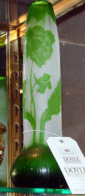 Lot 362 - Muller Cameo Glass Vase Of bulbous form with...