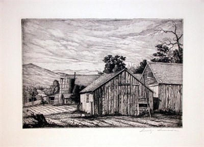 Lot 292 - Luigi Lucioni ELMS BY THE LAKE; PEACE IN THE...