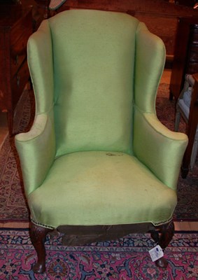 Lot 290 - George I Walnut Wing Chair 18th Century The...