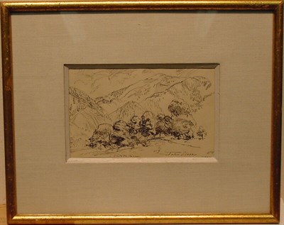 Lot 131 - John Sloan 1871-1951 SANTA FE CANYON Signed...