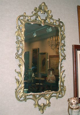 Lot 342 - Pair of George III Style Gilt Decorated Mirrors