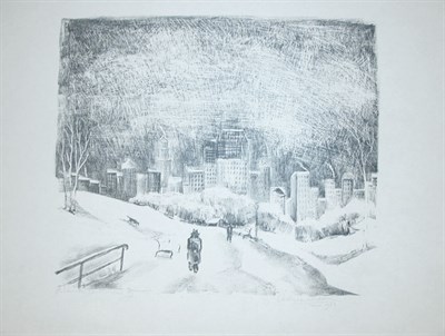 Lot 289 - Adriaan Lubbers SNOWSTORM, CENTRAL PARK...