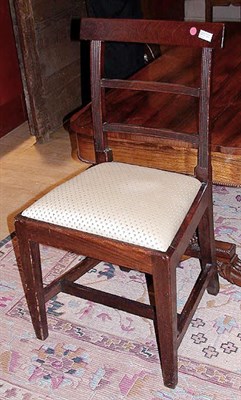 Lot 597 - Pair of George III Mahogany Side Chairs