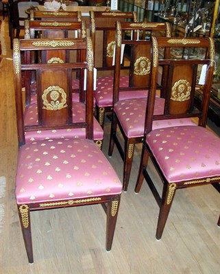 Lot 575A - Set of Six Empire Style Gilt-Bronze Mounted...