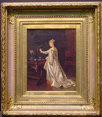 Lot 38 - Edward Charles Barnes British, 1830-1890 WOMAN...