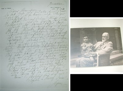 Lot 2 - FREUD, SIGMUND Autograph letter signed...