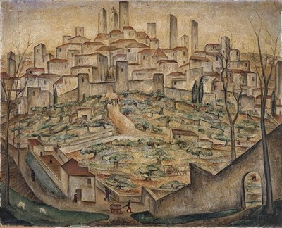 Lot 219 - Adriaan Lubbers Dutch, 1892-1954 VIEW OF SAN...