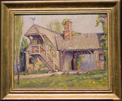 Lot 59 - Gordon Benjamin Mess 1900-1959 FARMHOUSE...