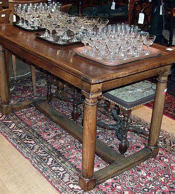 Lot 318 - Continental Fruitwood Farm Table