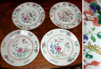 Lot 396 - Two Pairs of Chinese Export Famille Rose...