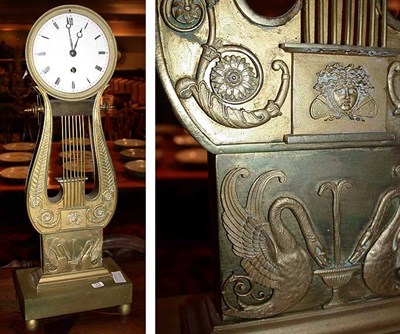Lot 686 - Empire Gilt-Bronze Mantel Clock Early 19th...