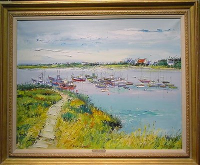 Lot 55 - Yolande Ardissone French, b.1927 BATEAUX DE...