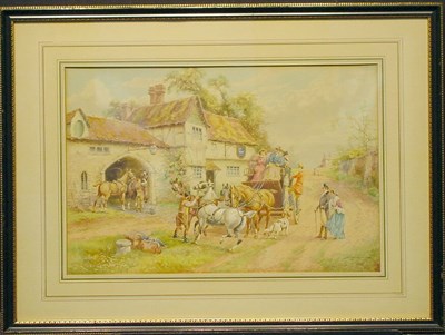 Lot 36 - H. Murray British, 19th century ARRIVAL OF THE...