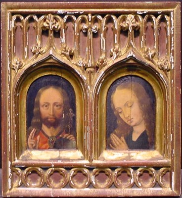 Lot 82 - Follower of Gerard David CHRIST and MAGDALENE:...