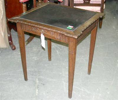 Lot 230 - Louis XVI Slate Top Oak Table