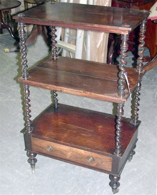 Lot 452 - Regency Style Rosewood Two-Tier Etagere
