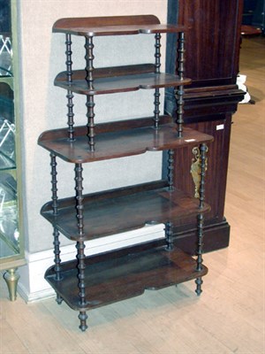 Lot 135 - Georgian Style Mahogany Five-Tier Etagere