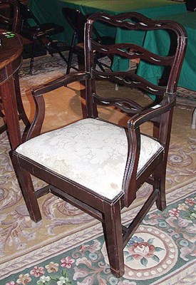 Lot 179 - Set of Four George III Style Mahogany Chairs
