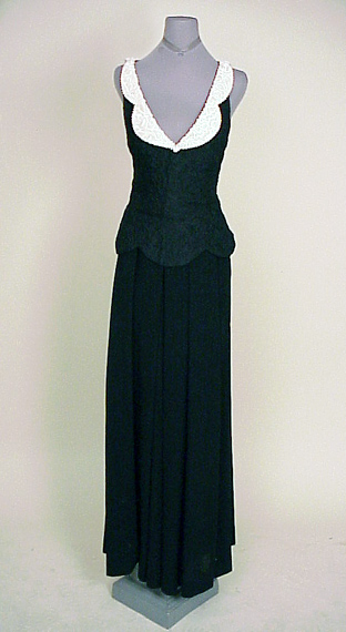 Lot 68 - Galanos Evening Top and Skirt American, early...