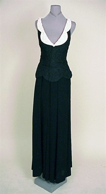Lot 68A - Galanos Evening Top and Skirt American, early...