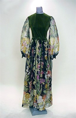 Lot 137A - Dior London 'Maid Marion' Evening Gown 1976...